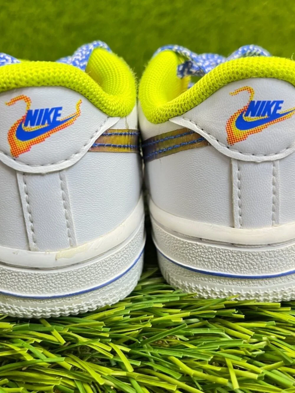 Nike Air Force 1 Low LV8 Toddler Size 6C White‎ Athletic Leather Shoes Sneakers